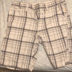 Sonoma White & Grey Plaid Shorts